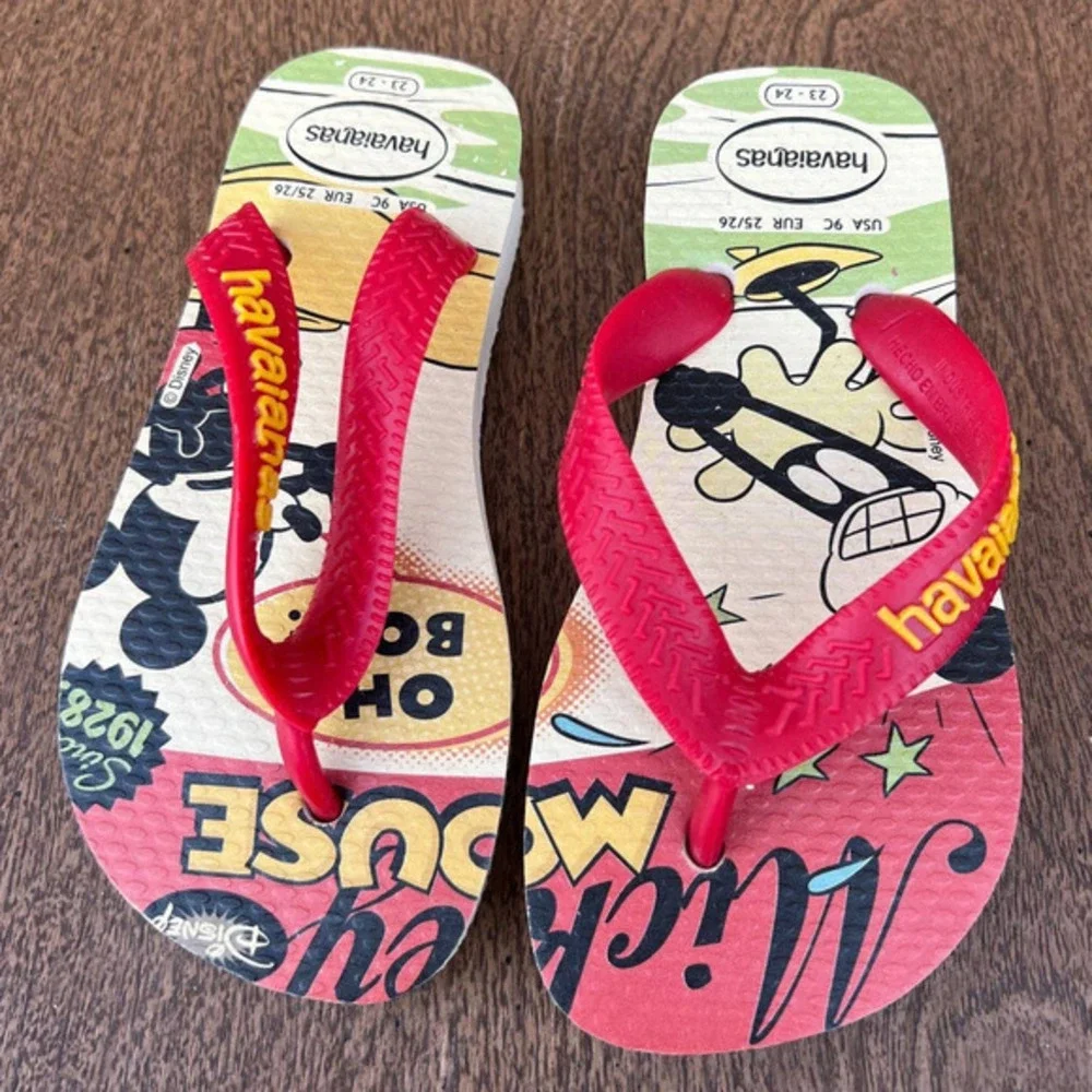 Disney Mickey Mouse Havaianas Toddler Flip‎ Flops